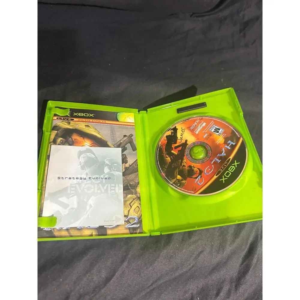 Halo 2 (Microsoft Xbox Original, 2004) Video Game Complete w/ Manual CIB Tested